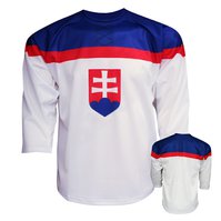 Hokejový dres fanúšik raglan biely L